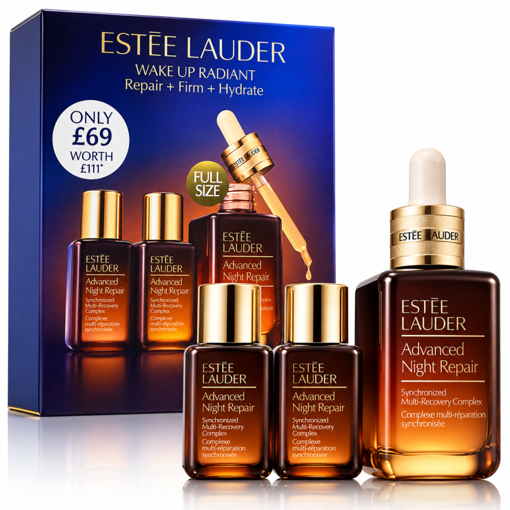 Estée Lauder Wake Up Radiant – Repair + Firm + Hydrate 3-Piece Set