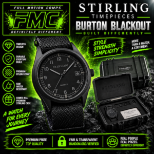 STIRLING TIMEPIECES BURTON BLACKOUT