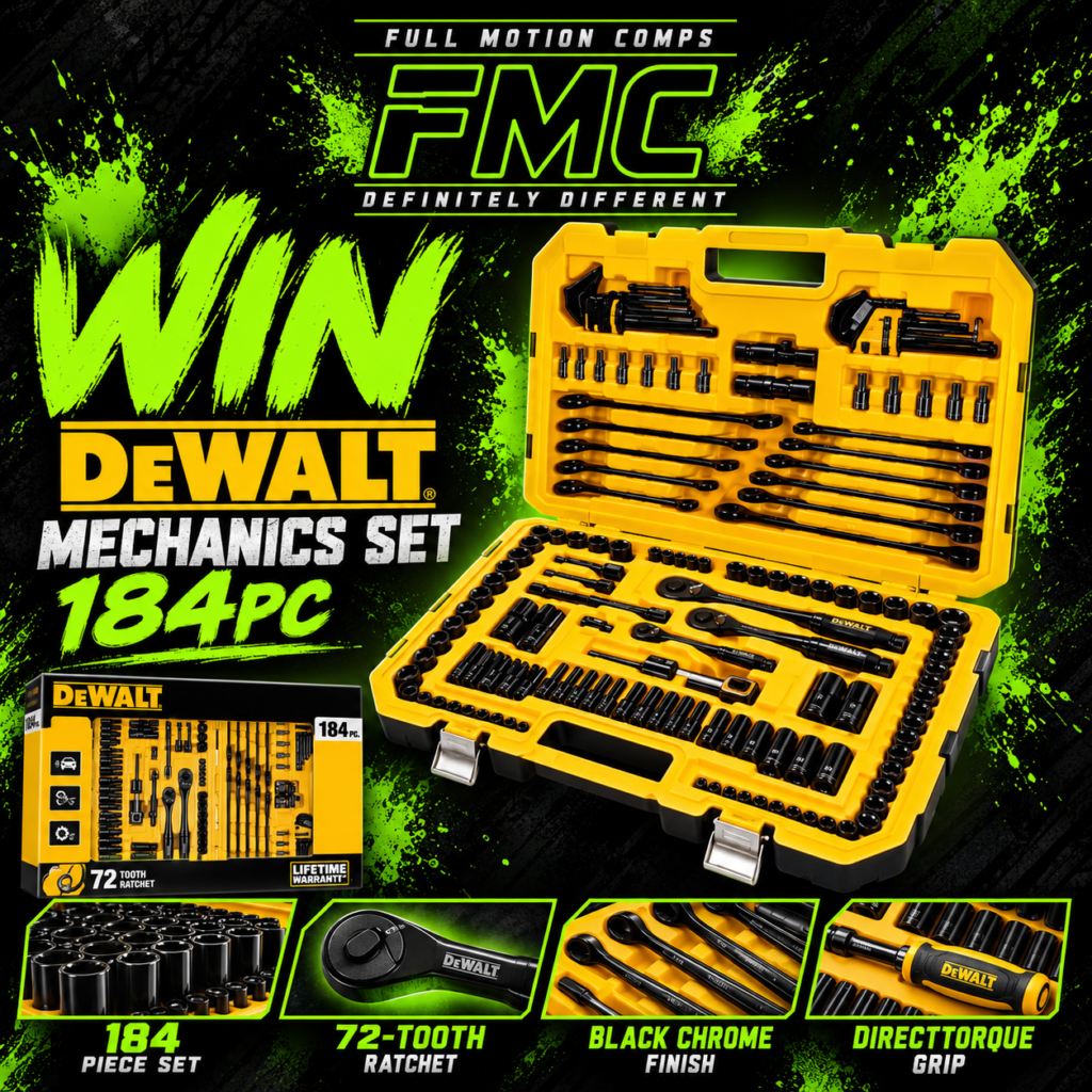 Dewalt 184pcs Mechanics Tool Set